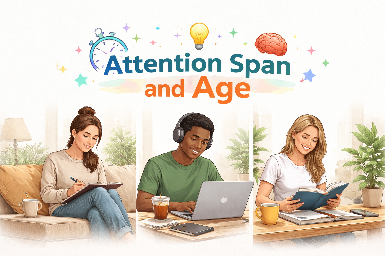 Your Attention Span Peaks Later Than You Think